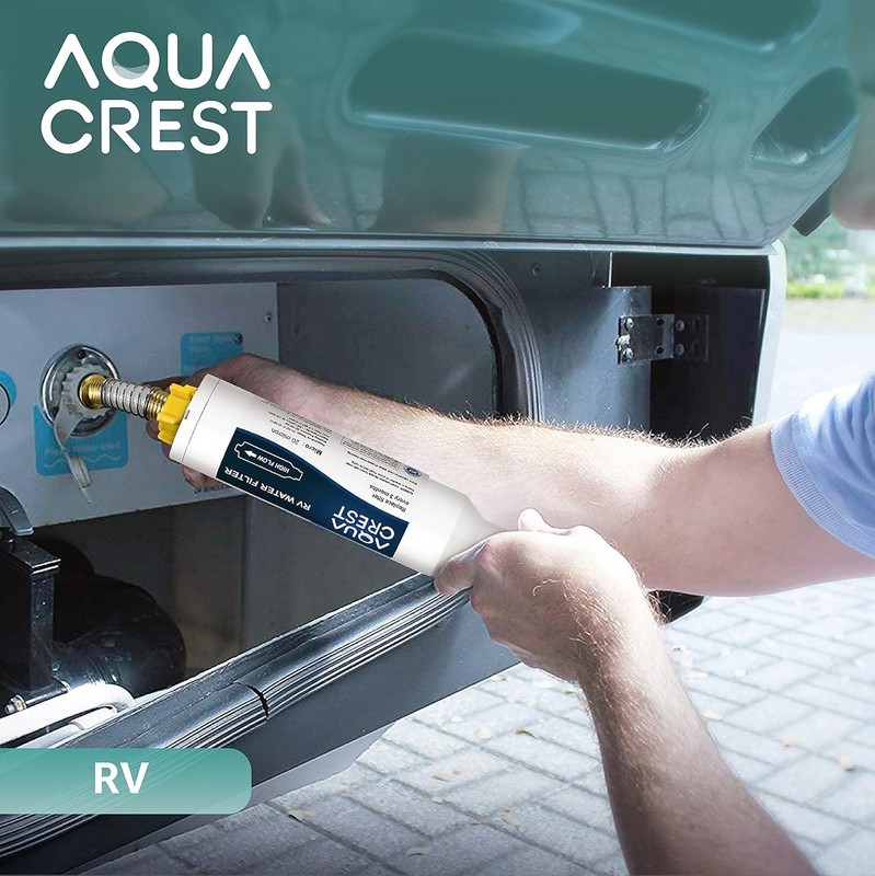 AQUACREST Flexible Hose Protector for RV,Garden& Car Wash Extension Adapter 2pcs gallery