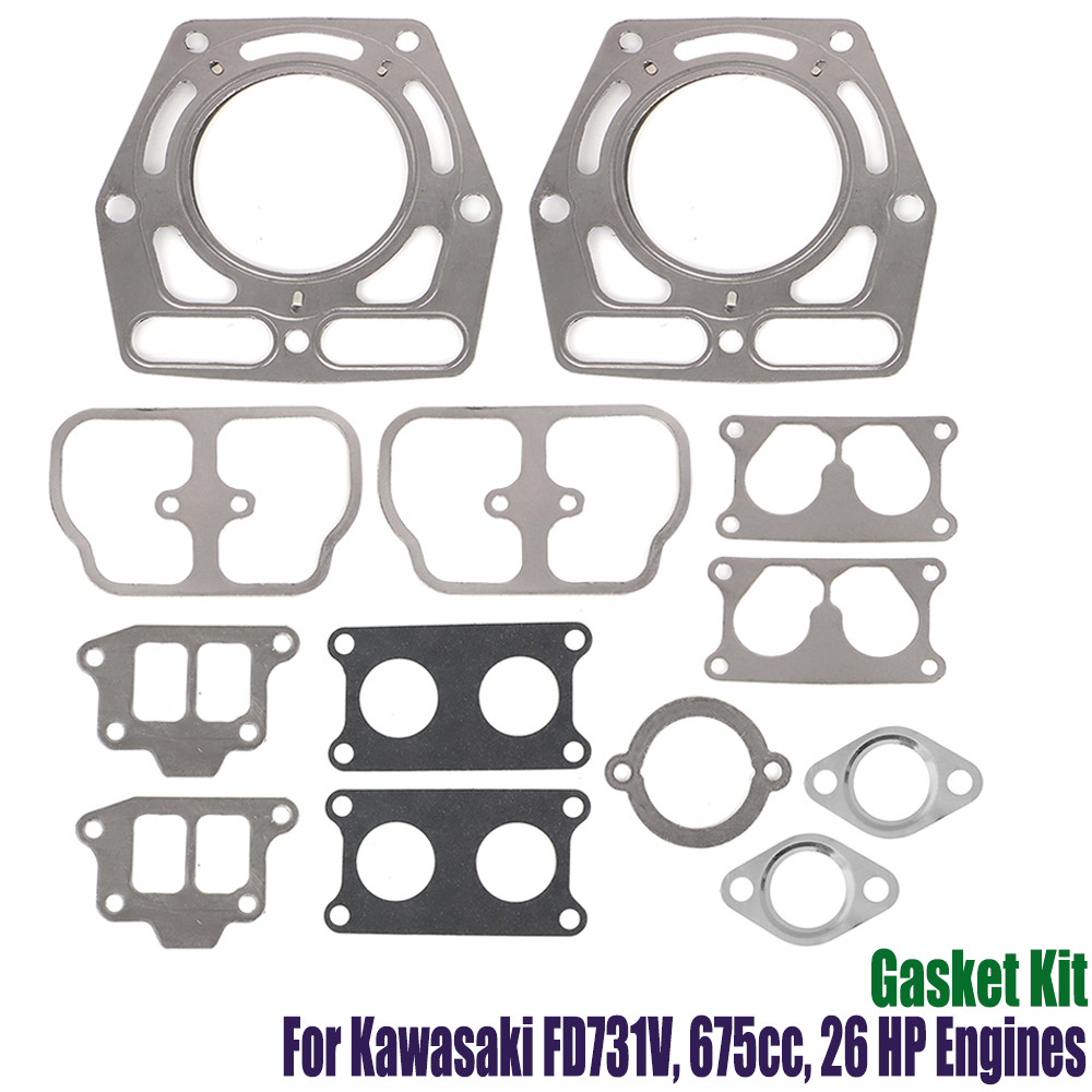 13PCS GASKET KIT (AS SHOWN) FOR KAWASAKI FD731V, 675cc, 26 HP ENGINES, 9D30A gallery