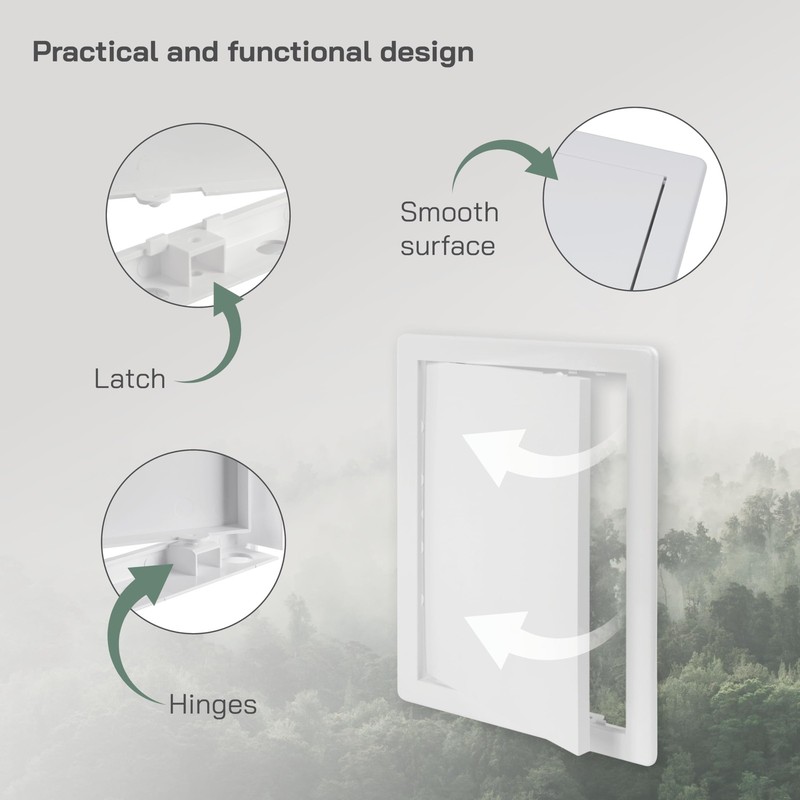 Access Panel 8x12 Inch for Drywall, Wall Ceiling – Electrical Inspection Door gallery