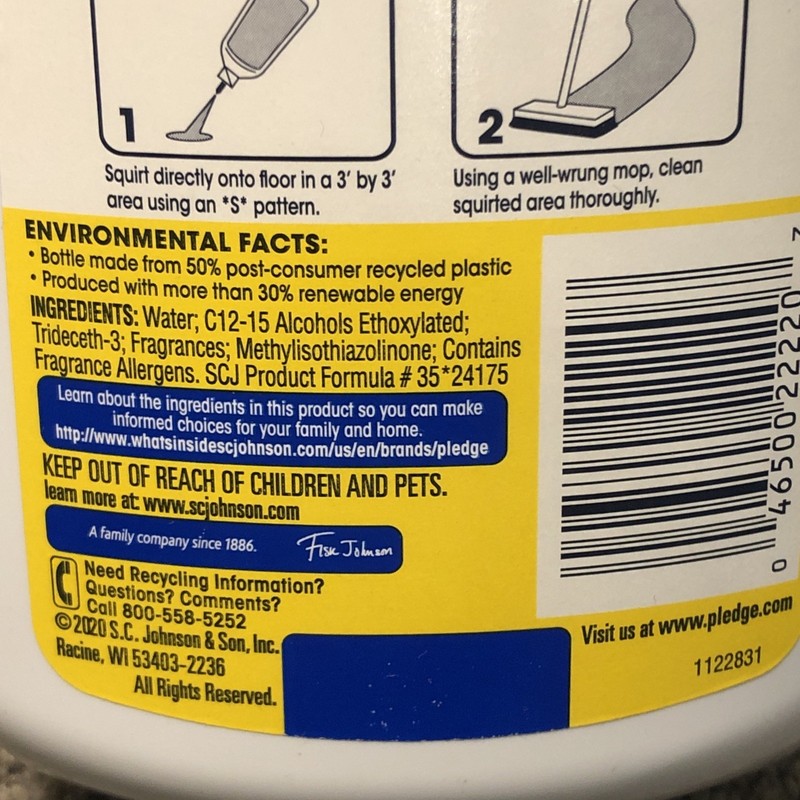 Pledge Clean It Multisurface Floor Cleaner Rainshower, 27oz gallery