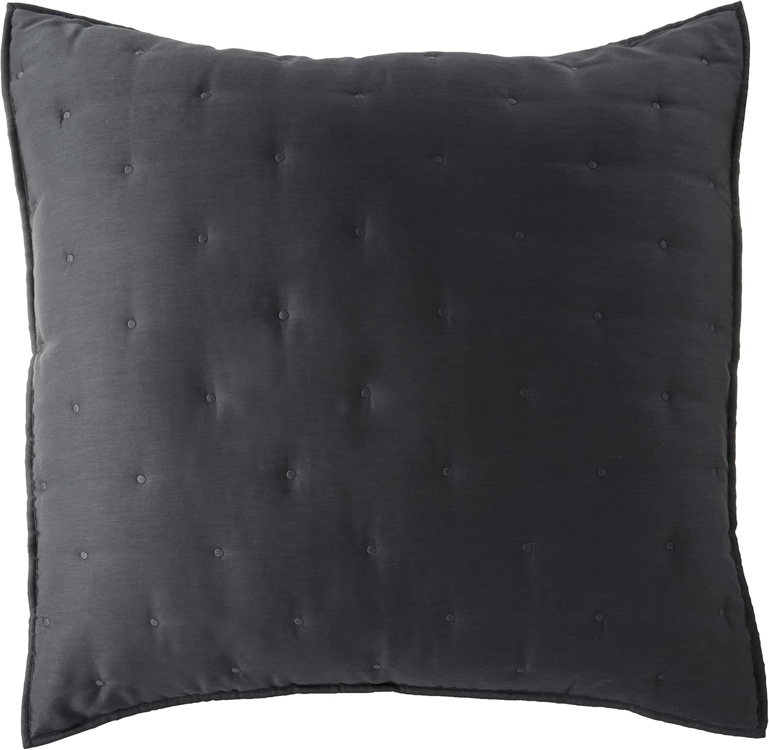 Recycled Polyester & Cotton Blend Quilt Sham Euro Charcoal gallery