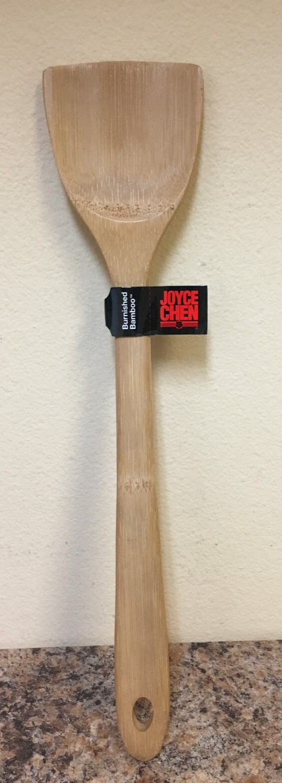 Joyce Chen J33-2048 14-Inch Burnished Bamboo Angled Stir-Fry Spatula gallery