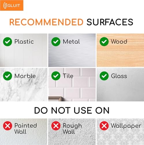 Adhesive Wall Hooks for Hanging Heavy Duty 22 lbs Hooks for Medium, 20 pcs gallery