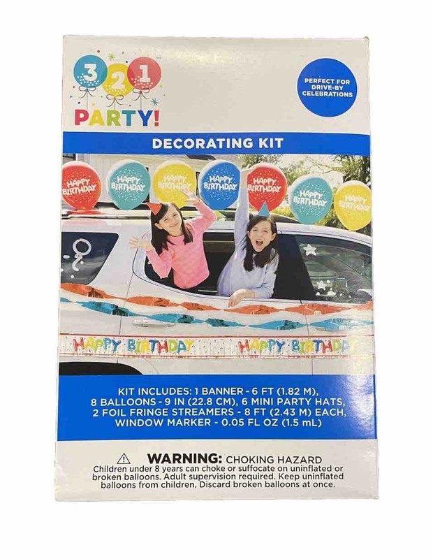 321 Party Decorating Kit Includes All You Need To Celebrate A Birthday, New gallery