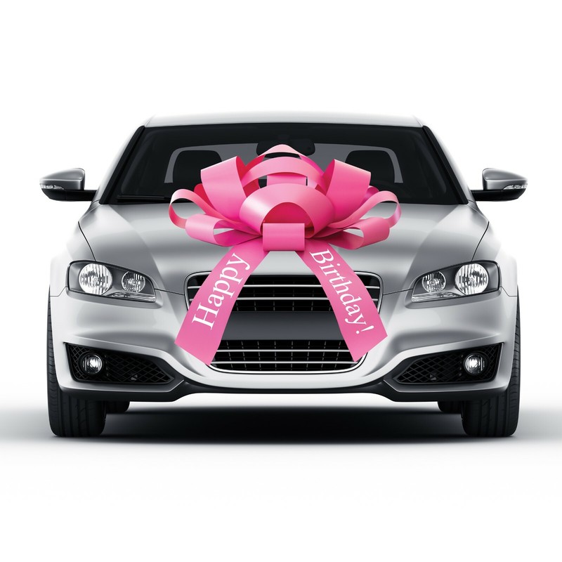 Large Happy Birthday Car Bow, No Assembly Necessary, Giant Birthday Bow for Car gallery
