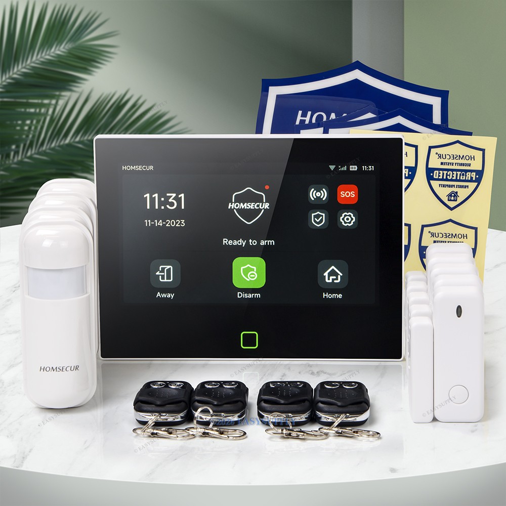 WiFi App Touchscreen Wireless Home security DIY Burglar House Alarm System Kit gallery