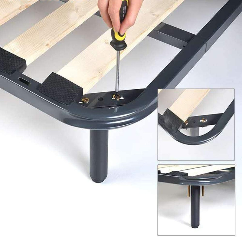 Adjustable Metal Bed Frame Support Legs, Heavy Duty Center Slats Support Leg ... gallery