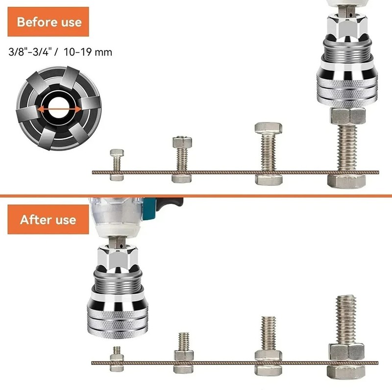 10–19mm Universal Socket Tool Adjustable Multifunction Wrench Adapter Kit gallery