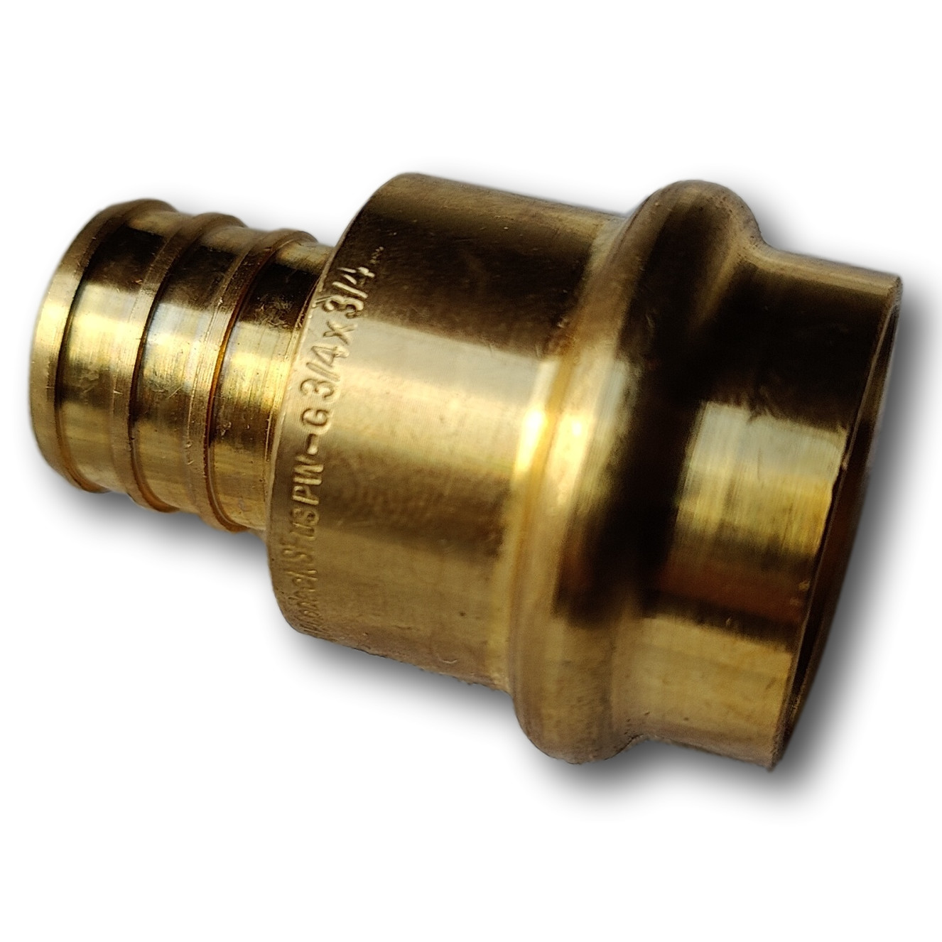 5 Pcs 3/4" Press x 3/4" Pex Coupling, Replace for 3/4" Press Fit coupling, Brass gallery