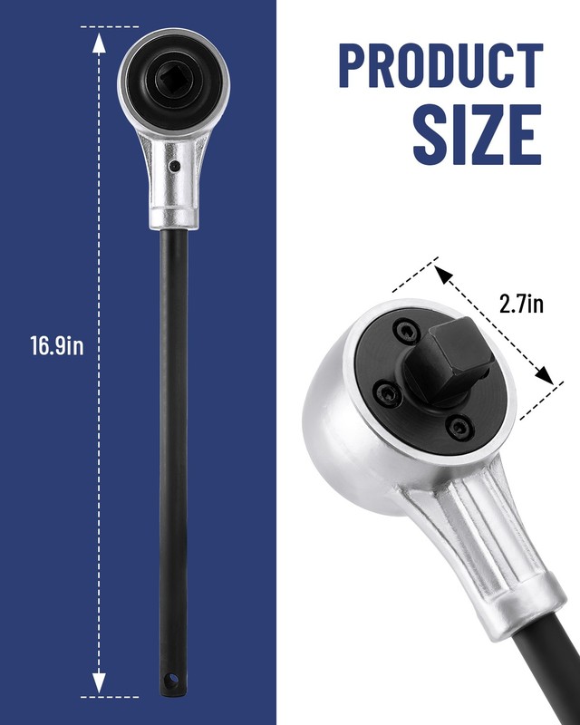 Professional Grade Torque Multiplier Wrench Heavy Duty 1100LBS-FT Tool Kit gallery