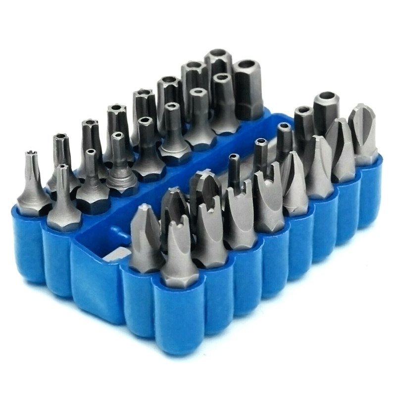 Hex Star Spanner Tri Wing Screwdriver 33Torx Bit Set Tamper Proof Security Torq gallery