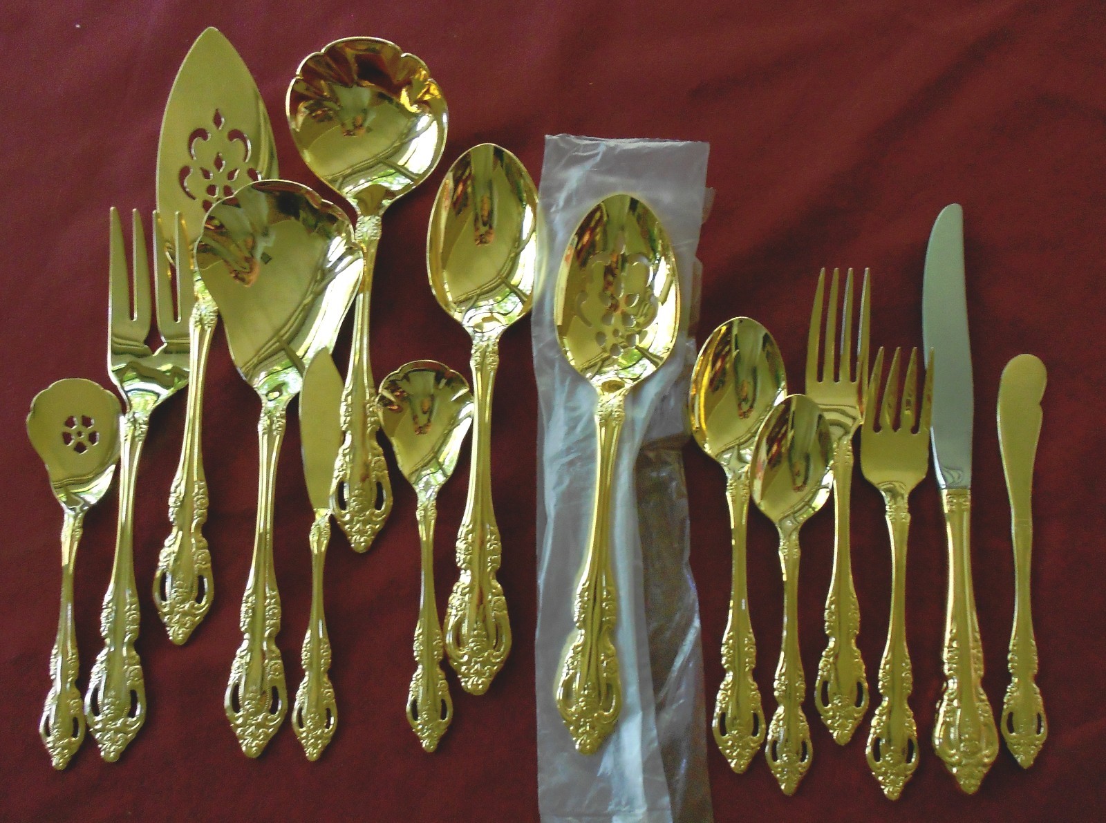 Oneida GOLDEN BRAHMS GOLD Open Stock - You Choose the Piece (s) Vintage Flatware gallery