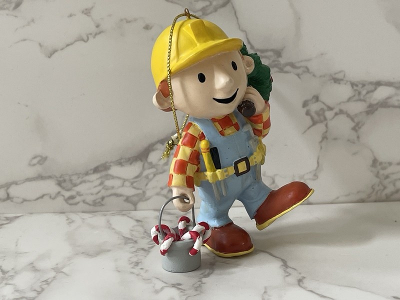 Bob the Builder Candy Canes & Tree 2 Piece Christmas Ornament Set Kchapman gallery