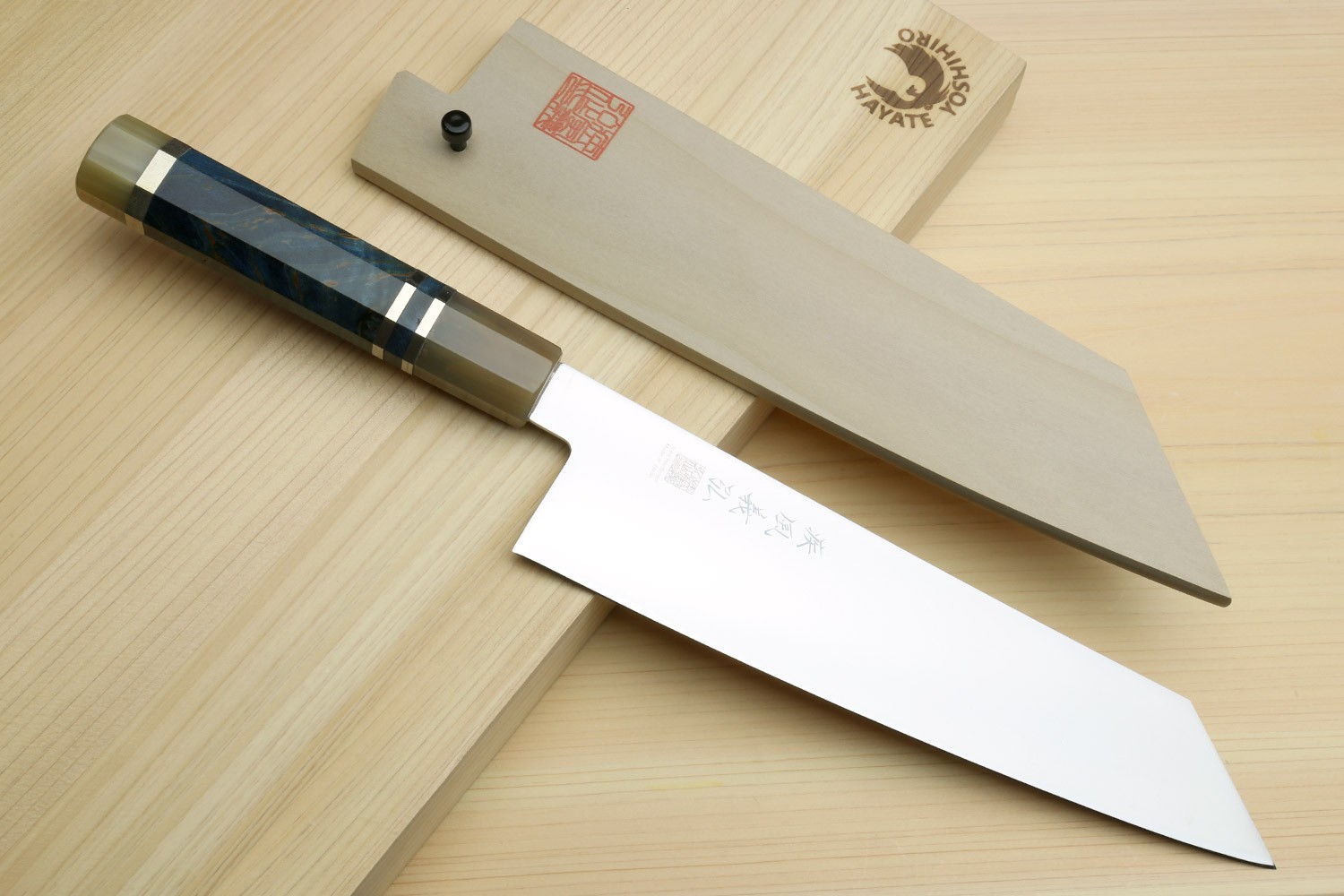 Yoshihiro AUS10 Ice Hardened Stainless Steel Kiritsuke Japanese Chef Knife gallery