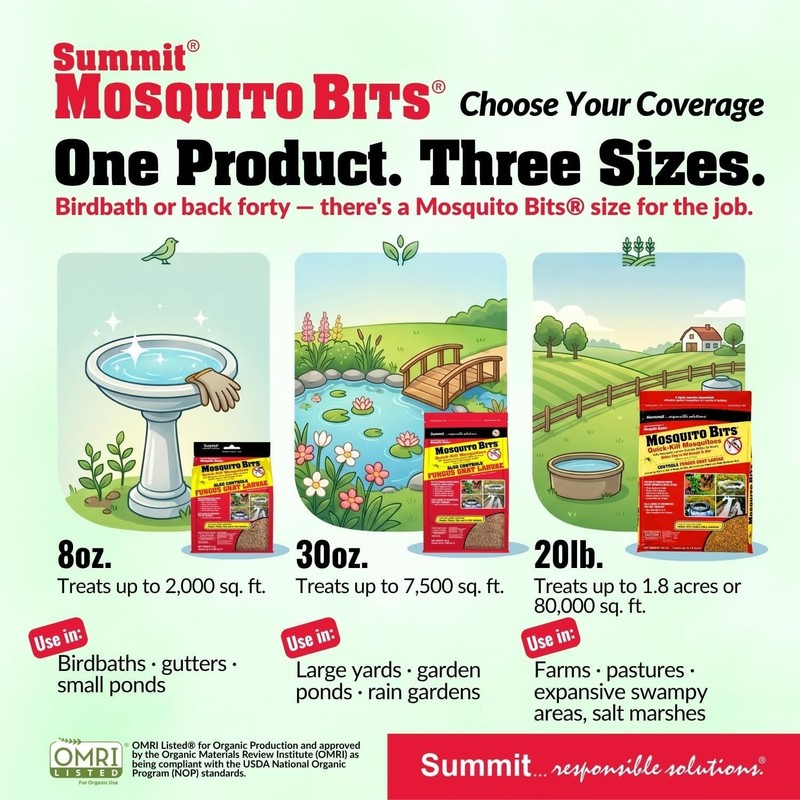 Summit 117-6 Mosquito Bits 30oz – Gránulos Mata Larvas de Mosquito Rápido. gallery