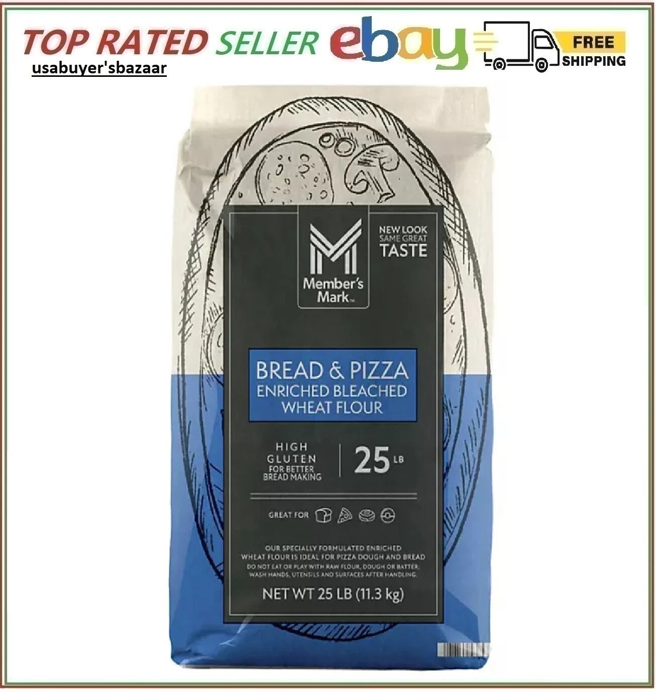 Member's Mark Bread & Pizza Flour, 25 lbs. gallery