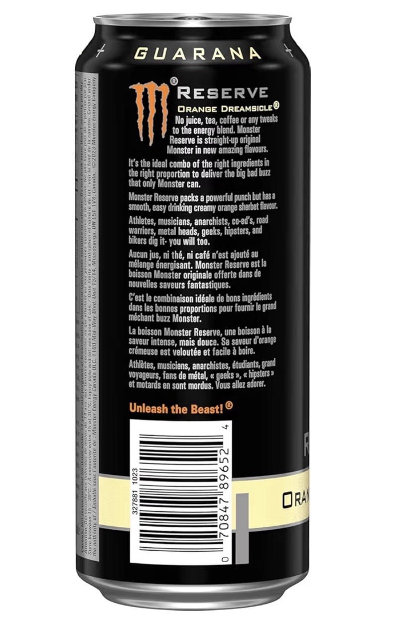 Monster Energy Reserve Orange Dreamsicle, 16 Oz, Pack Of 12 Discontinued Flavor gallery