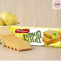 Munchee Lemon Puff Tea Biscuits 200g – Delicious Citrus Flavor Snack!