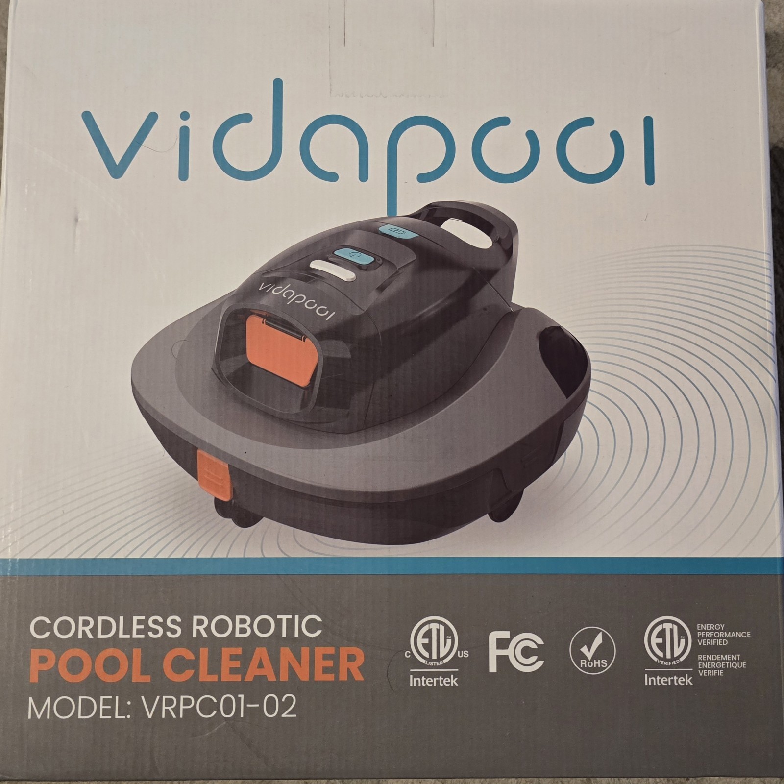 Vidapool VRPC01-02 Cordless Robotic Pool Cleaner/Vacuum gallery