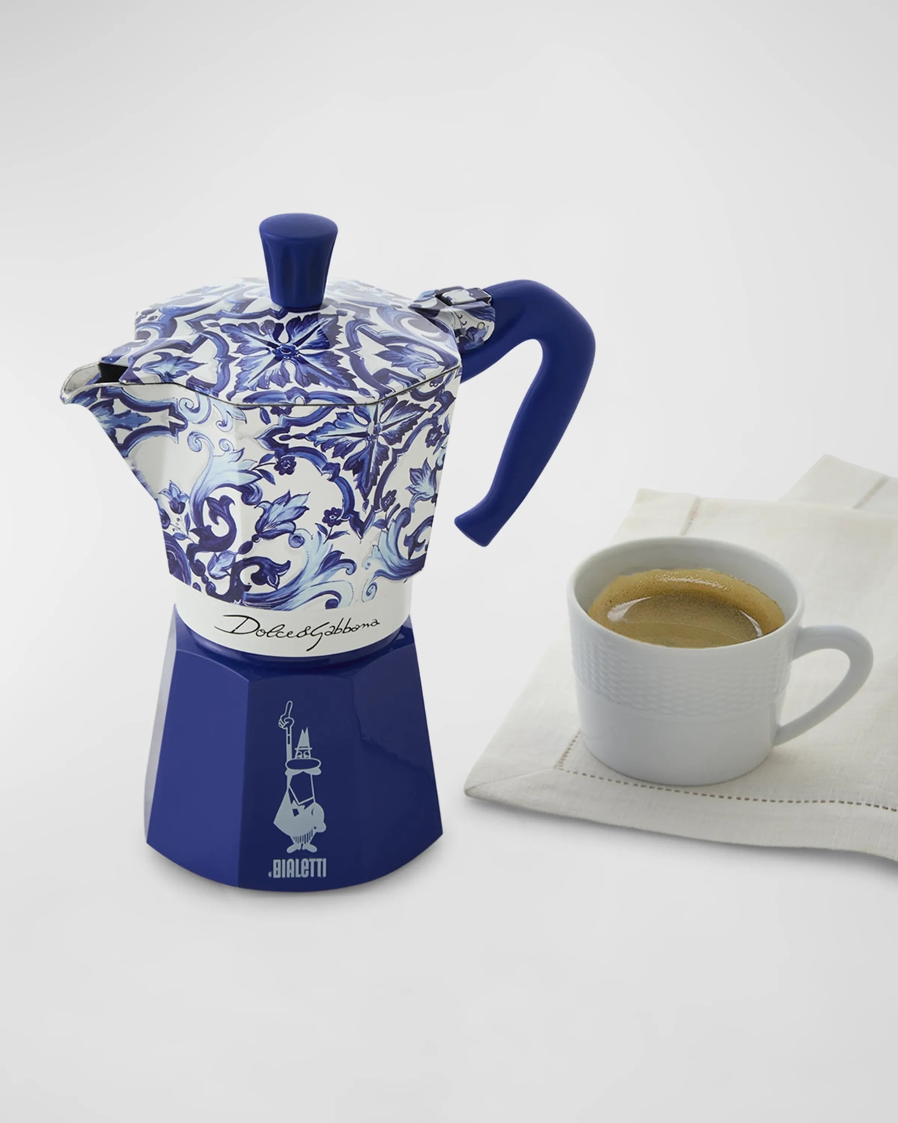Bialetti Dolce&Gabbana | Mediterranean Blue Express Coffee Maker 6 Cup... gallery