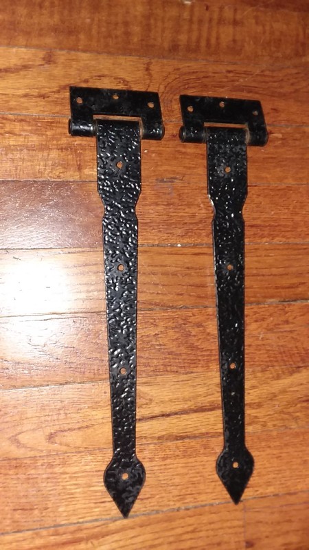HINGES National Hardware Spear 13-1/2-in Black Gate HINGES gallery