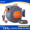 100ft Retractable Hose Reel 1/2in Wall 9-Func Sprayer Any Lock Auto Rewind gallery