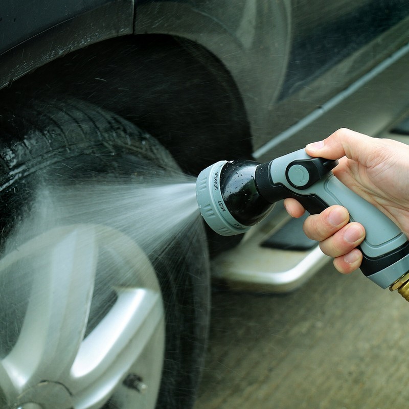 Auto Drive 8-PATTERN WATER HOSE NOZZLE Car Washing Garden Lawn Watering Jobs gallery