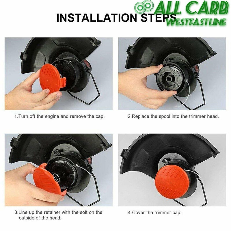 3-Pack Replacement For BLACK+DECKER AF-100-3ZP 30ft 0 .065" Trimmer Spool gallery