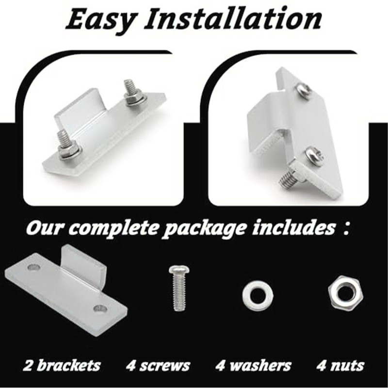 For Technics Turntable Dust Cover Hinge Replacement Kit With Full Hardware Set gallery