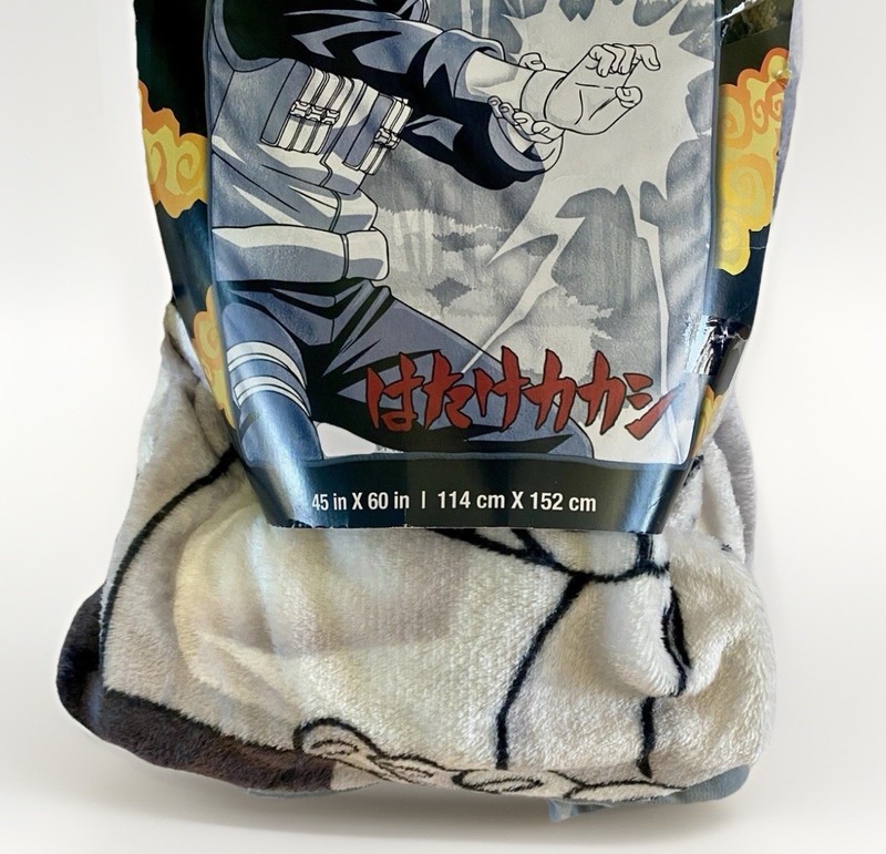 NARUTO SHIPPUDEN Kakashi Hatake Large Throw Blanket Anime 60 X 45 Inches gallery
