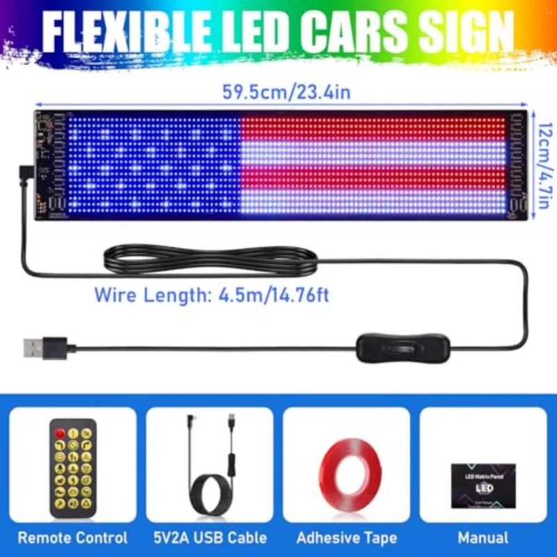 Led Sign 23X5In Programmable | Universal gallery