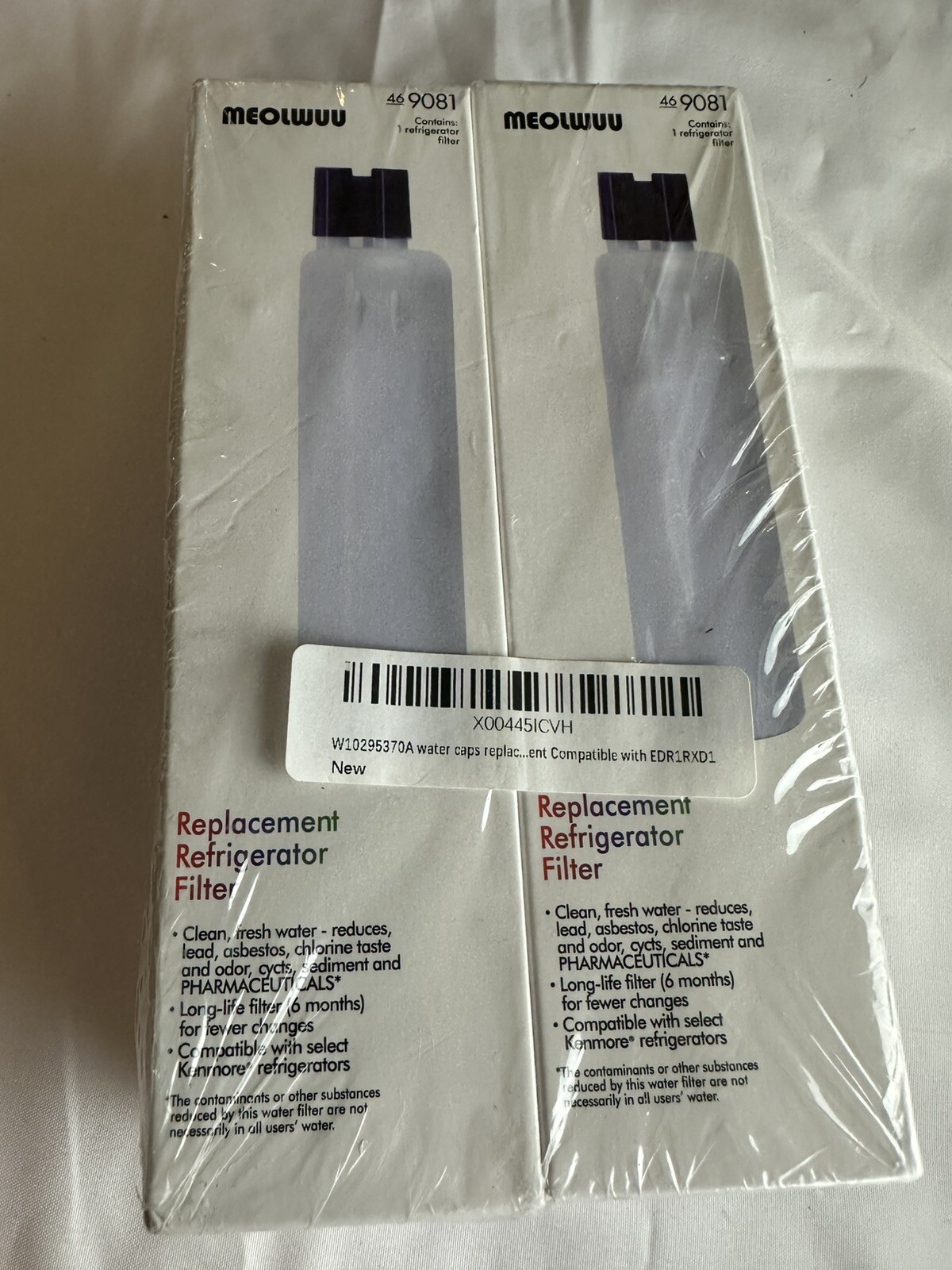 Meolwuu 9081 Replacement Refrigerator Water Filter 46-9081 Pack Of 2 gallery
