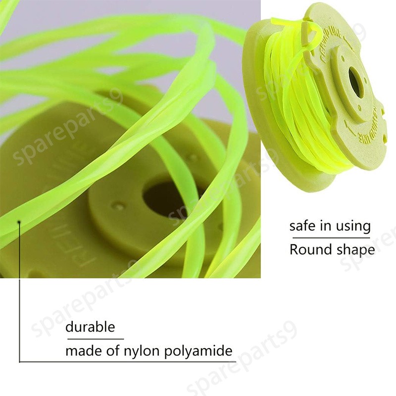 3-12Pcs Twisted Line Spool .080" for AC80RL3 Ryobi One+ 13in 18V 24V 40V Trimmer gallery