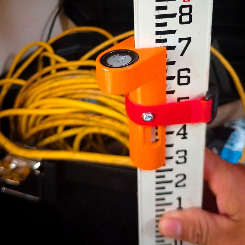 Adjustable Grade Rod Level - Bubble Level for Aluminum Alloy Handheld Fixed Righ gallery