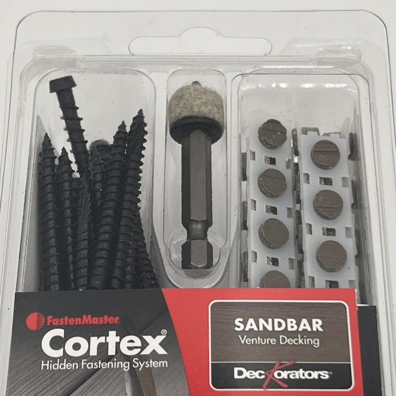 NEW!! FastenMaster Cortex 2-1/2” Screw 50 LF Hidden Fastening System - Sandbar gallery