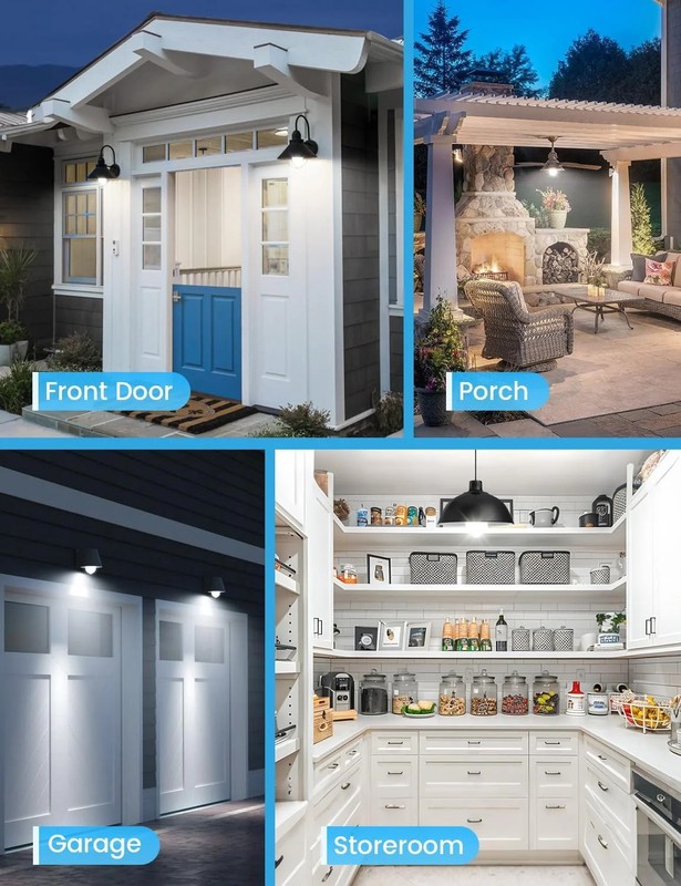 Motion Sensor Light Bulbs, 13W (100Watt Equivalent), Motion Activated Dusk to Da gallery