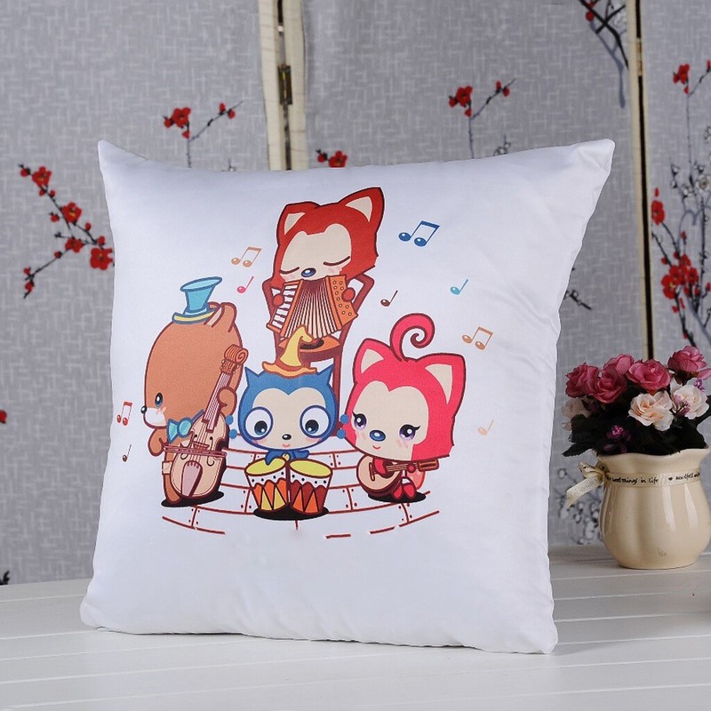 4 Pack 16*16in Sublimation Blanks Throw Pillowcase Heat Transfer Cushion Covers gallery