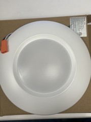 4 – PACK MG6 15W LED Recessed Disk Light 3500K Dimmable Emergency Fixture – NEW