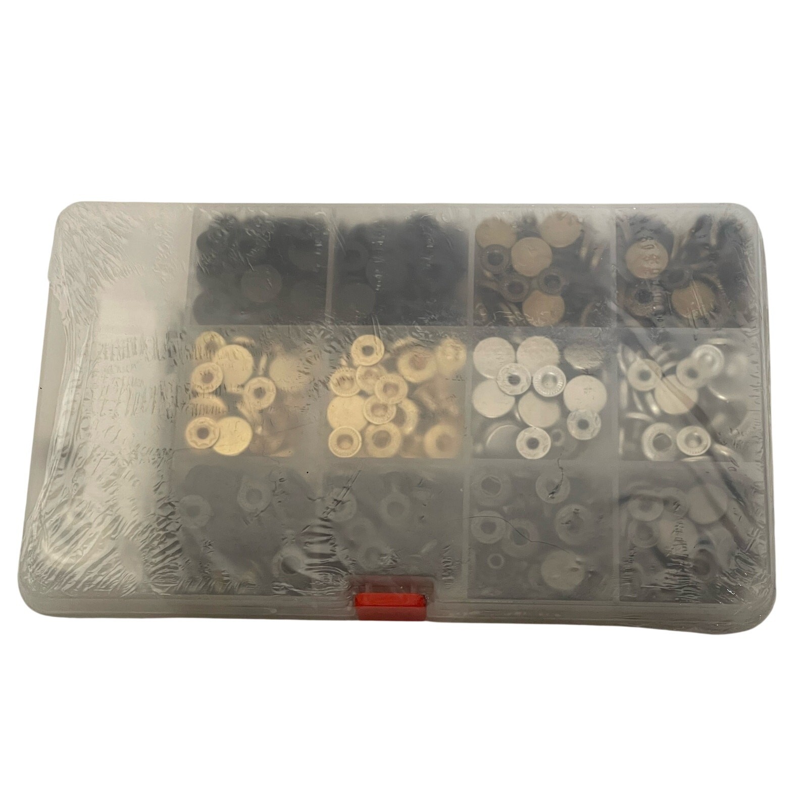 Alritz 120 Sets Snap Fasteners Kit Bronze Gunmetal Sewing Buttons NWT gallery