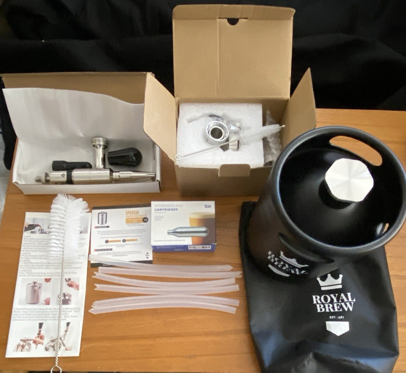 Royal Brew Nitro Cold Brew Coffee Maker Keg - 64 oz Excellent gallery