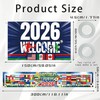 World Cup Flags 2026 Merchandise Decor 2PCS USA Canada Mexico Host Country Socce gallery