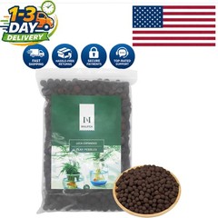 2LBS Natural Expanded Clay Pebbles – Perfect Hydroponic Media for Indoor Gardens