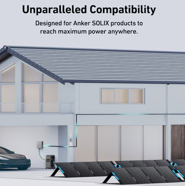 Anker Solix PS400 400W Solar Panel Portable Foldable High Efficiency Free Ship gallery
