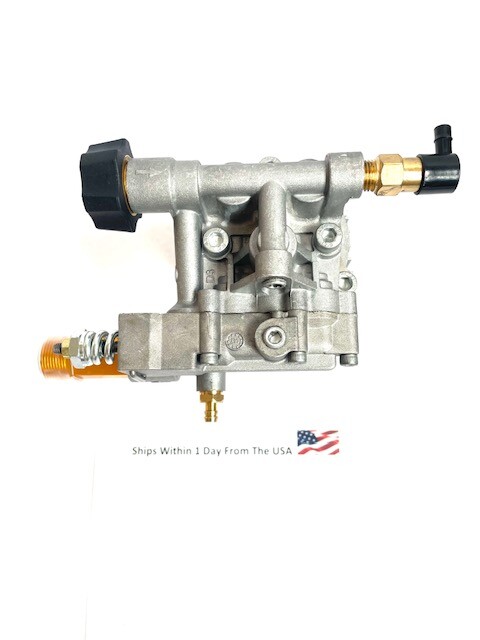 Pressure Washer Pump Horizontal 3/4" Shaft MAX 3000 PSI 2.5 GPM Oil Sealed KEY gallery