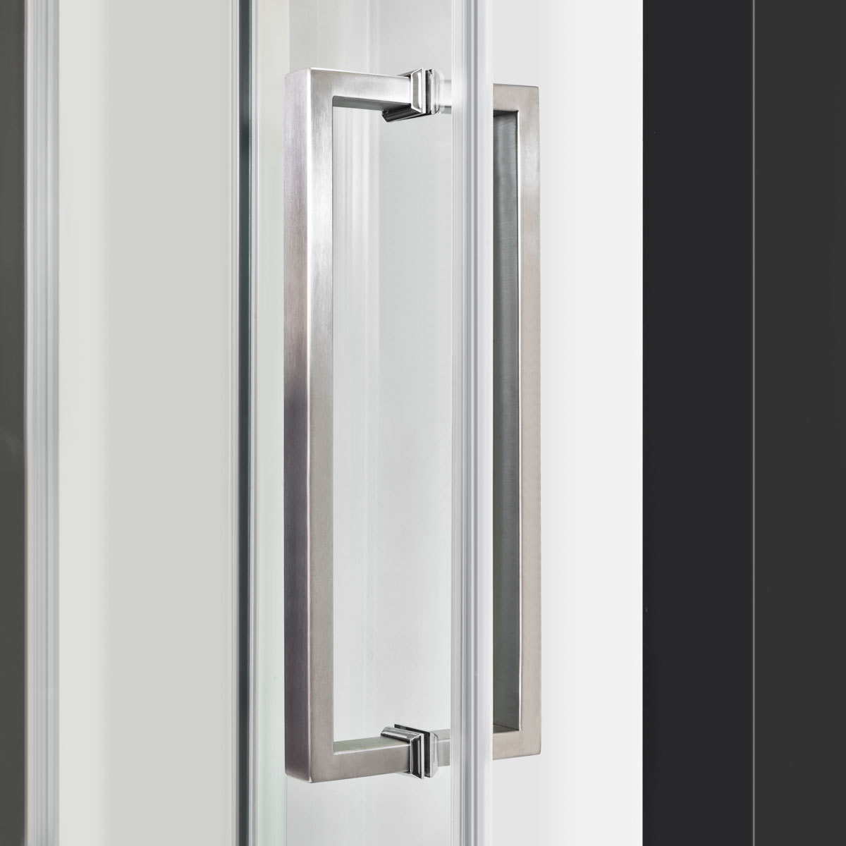 56-60"Wx62"H Semi-Frameless Sliding Bathtub Door ULTRA-B Brushed Nickel LessCare gallery