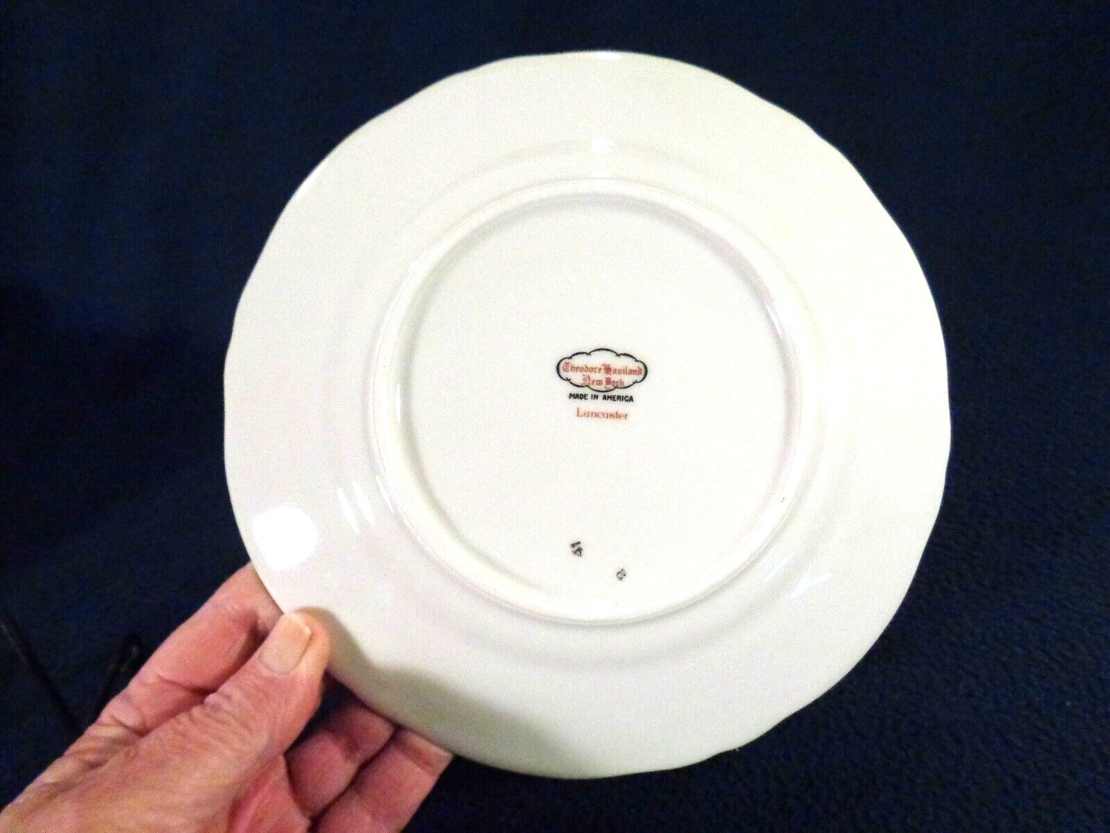 Theodore Haviland Lancaster 7 1/2" Salad Plate(s) Orange, Tan & Mauve Leaves gallery