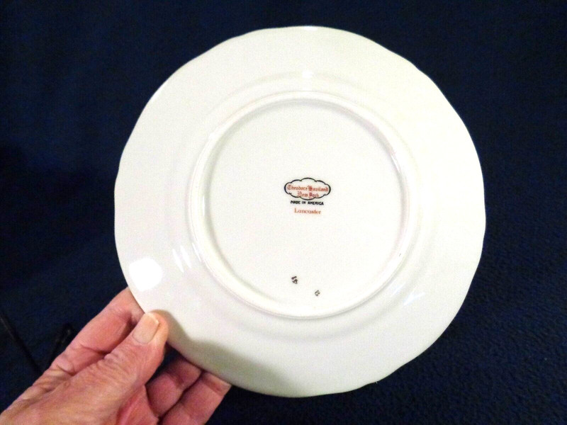 Theodore Haviland Lancaster 7 1/2" Salad Plate(s) Orange, Tan & Mauve Leaves gallery