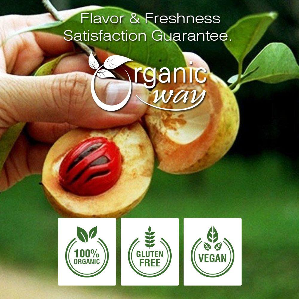 Organic Way Ground Nutmeg Powder - Organic, Kosher & USDA Certified gallery