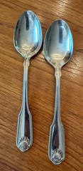 Set 6 Oneida CLASSIC SHELL Stainless Glossy Dinner Spoon 6.78″ Replacement piece
