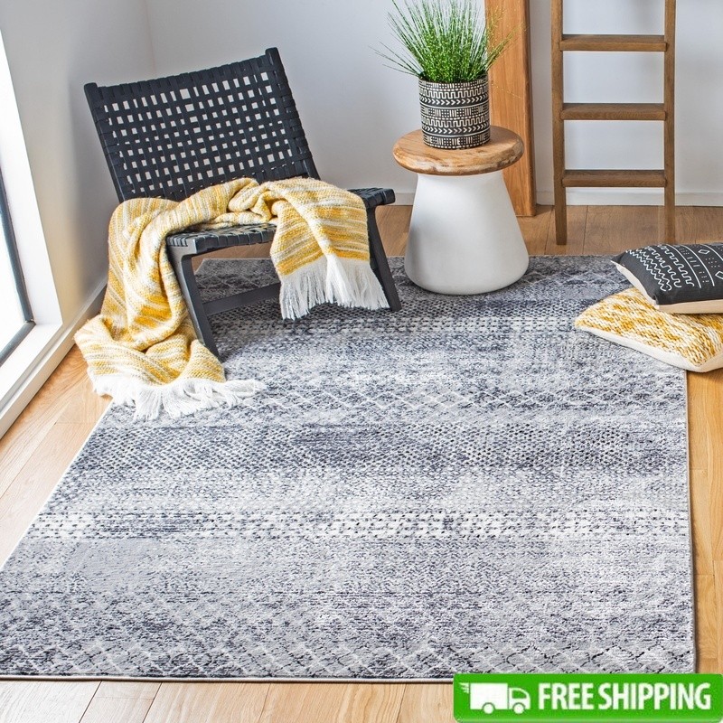 Geometric Area Rug Indoor Plush Rectangle Stain Resistant Medium Pile Home Decor gallery